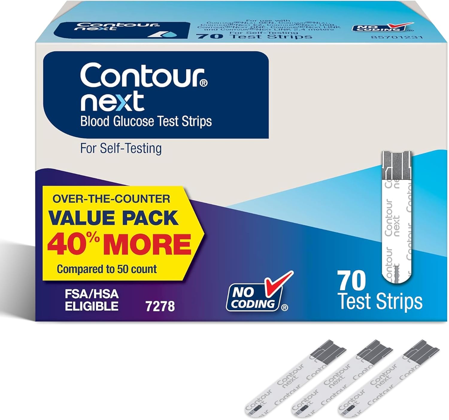 Ascensia Contour Next Tiras para Glucosa - imagen 1